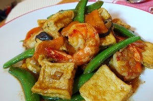 Resep Cara Membuat Tumis Tahu Udang Pedas