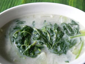 Cara Membuat Sayur Bobor Bayam Lezat