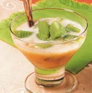 Resep Es Puding Tape Ketan Hijau Segar