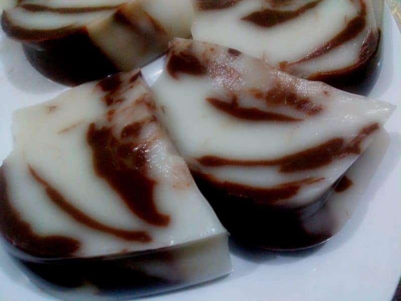 cemilan manis anak kos puding choco marble cemilan manis anak kos puding choco marble