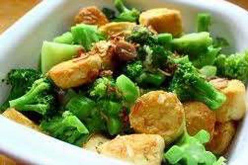 Resep Cara Membuat Brokoli Cah Tofu Saus Tiram