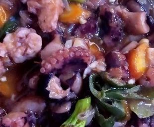 Cara Membuat Gurita Pedas