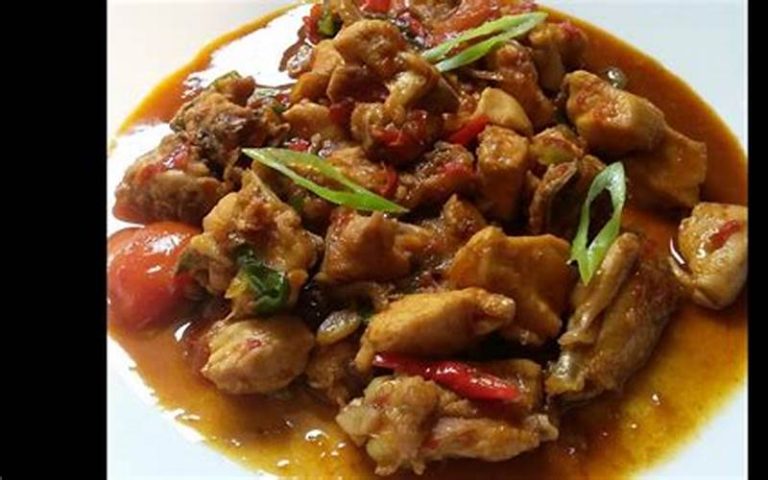 Resep Ayam Pedas Manis Bawang Bombay
