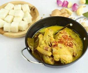 Resep Lontong Opor Ayam Spesial