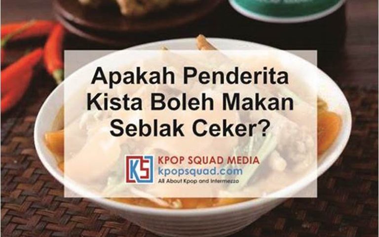 Resep Masakan untuk Penderita Kista