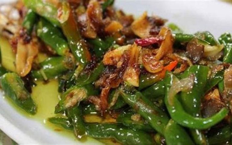Resep Tumis Cabe Ijo Keriting