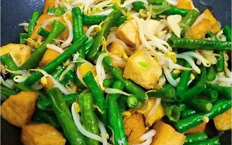 Resep Tumis Kacang Panjang Tahu