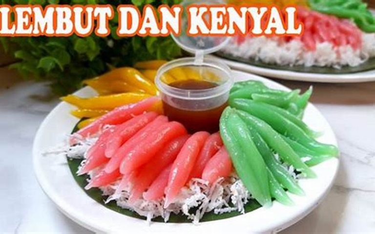 Resep Cenil Lembut dan Kenyal
