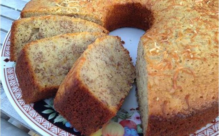 resep bolu pisang panggang sederhana
