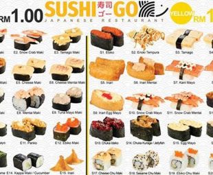 Sushi Go Menu Harga