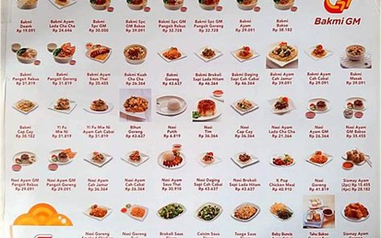 Harga Menu Bakmi GM 2023: Nikmati Kelezatan Menu Favorit dengan Harga Terjangkau