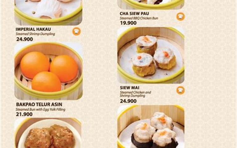 Menu Imperial Kitchen and Dimsum