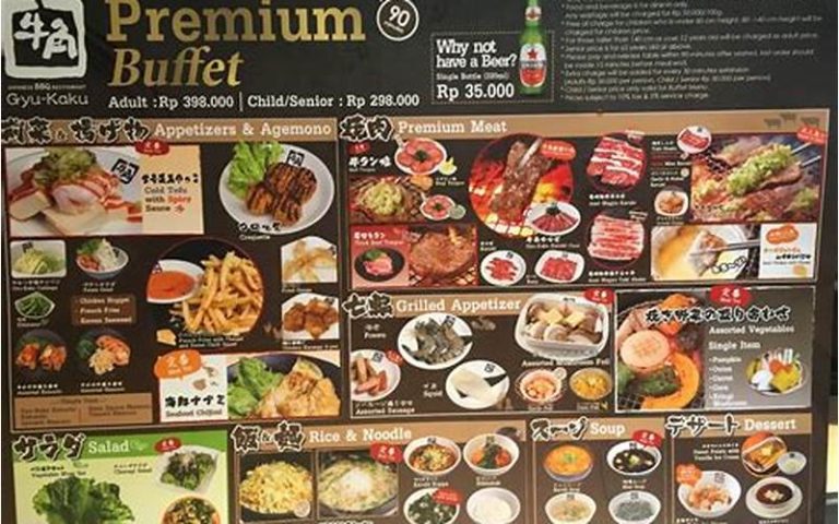 Harga Gyu Kaku Surabaya: Nikmati Makanan Jepang yang Lezat dan Terjangkau
