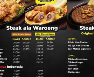 Menu Waroeng Steak Terbaru: Nikmatnya Daging Panggang dalam Gaya Baru