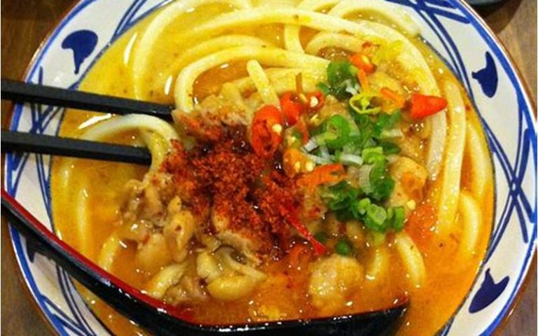 Review Spicy Tori Baitan Marugame Udon