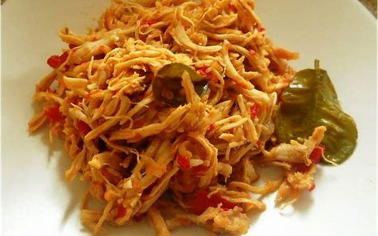 Resep Ayam Suwir Pedas Sederhana