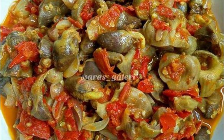 Resep Semur Ati Ampela Pedas Manis