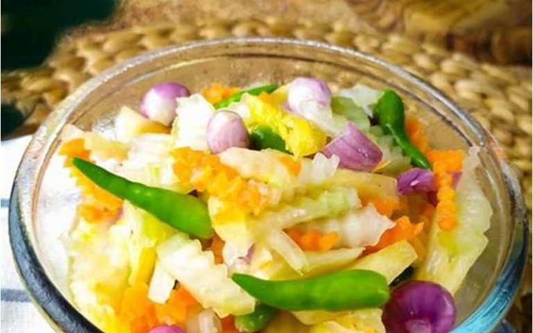 Resep Acar Timun Wortel Nanas Mentah