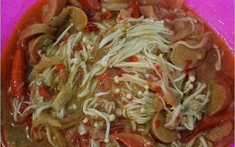 Resep Masakan Jamur Enoki Pedas