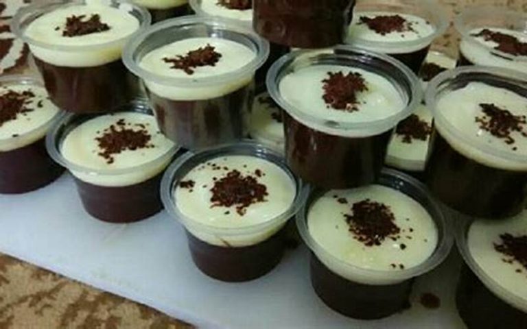 Resep Puding Coklat Vla dalam Cup
