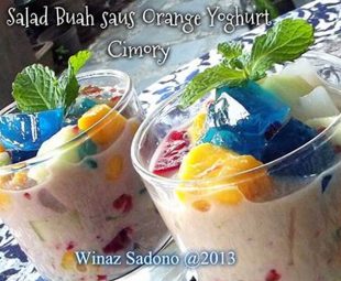 Gambar Salad Buah Yoghurt Cimory