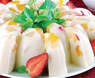 Gambar Puding Susu Kental Manis Santan