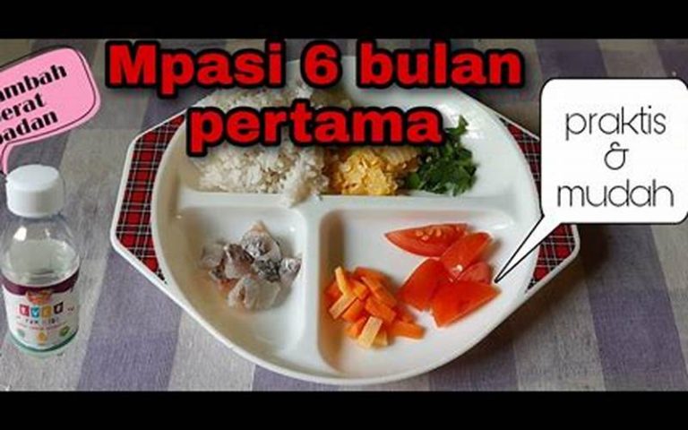 Resep MPASI 6 Bulan Anti Sembelit