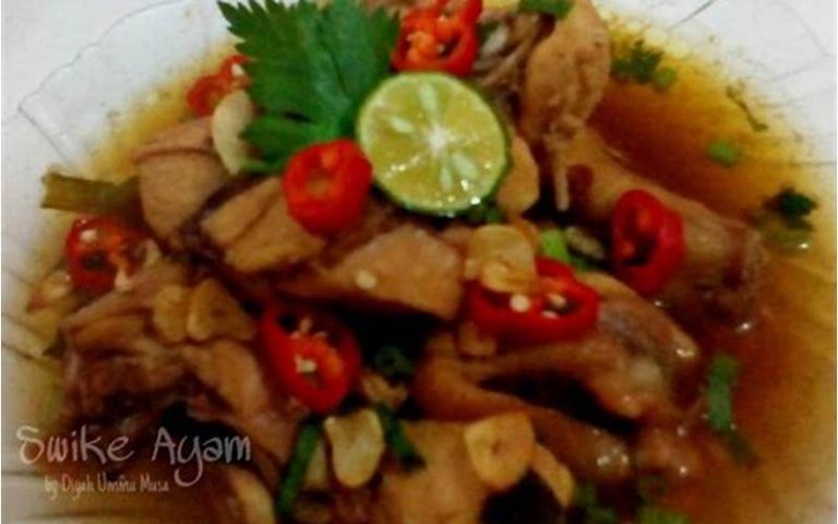 Resep Swike Ayam Kuah Tauco