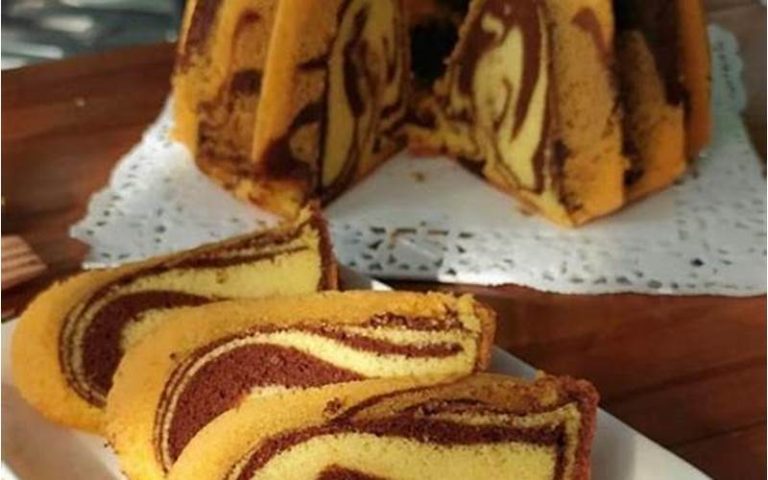 Resep Bolu Marmer 4 Telur Anti Gagal