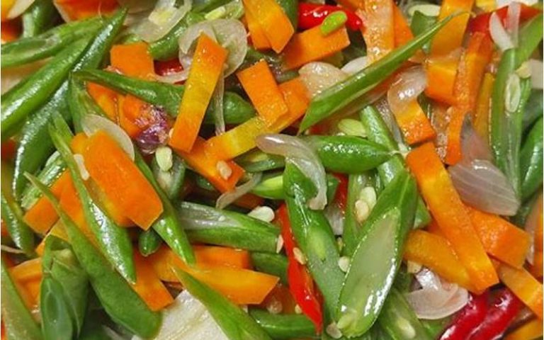 Resep Tumis Buncis Wortel Cabe Ijo