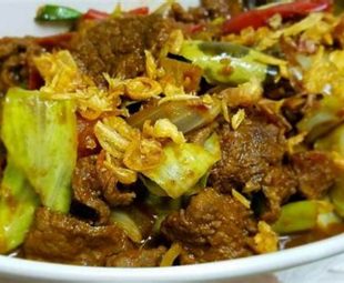 Gambar Masakan Daging Sapi Pedas Manis