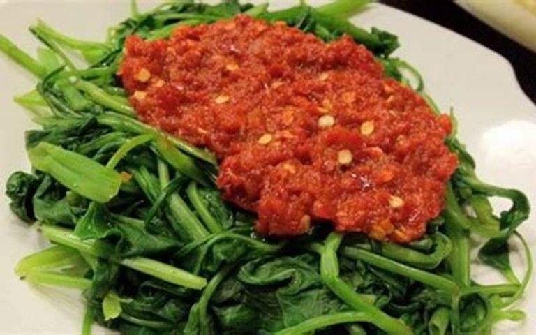 resep plecing kangkung khas bali