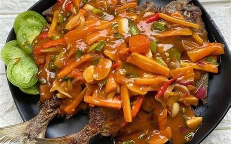 Resep Ikan Bawal Asam Manis