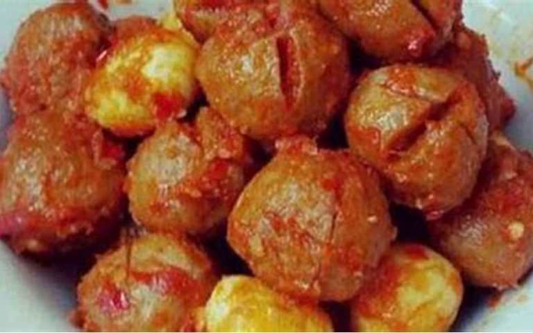 Resep Bakso Balado Pedas Manis