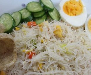 Bihun Goreng Putih Pedas