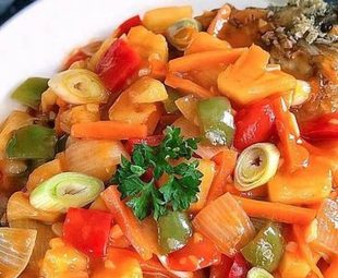 Ikan Saus Asam Manis Pedas