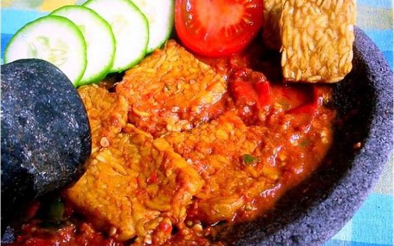Resep Tempe Penyet Sambal Bawang