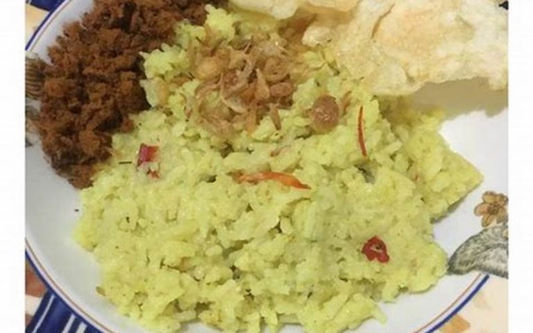 Resep Nasi Kuning Bumbu Racik