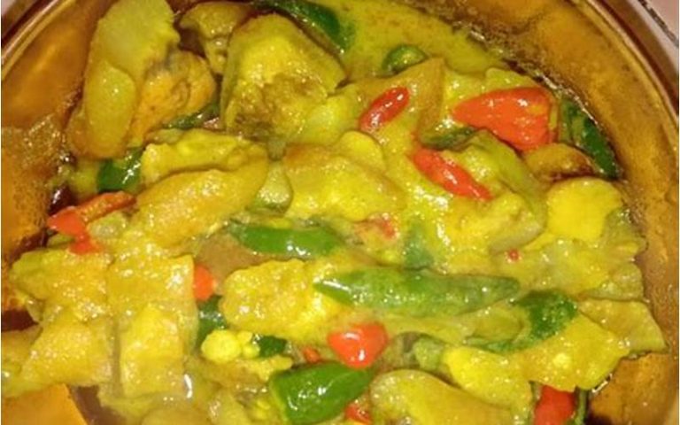 Resep Kikil Bumbu Kuning Cabe Ijo