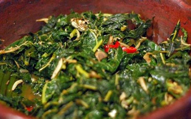 Resep Tumis Daun Singkong Bumbu Ulek