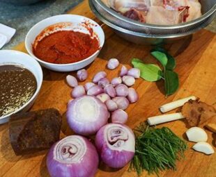 Bahan-Bahan Rendang Ayam Merah