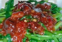 Cara Membuat Resep Rujak Kangkung Sambel Asem